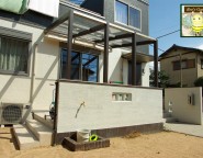 姫路市｜新築外構ガーデン　優先順位をよく考えて・居住空間とつながるリビング外のココマを優先