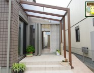 姫路市｜ガーデン　手つかずの中庭にガーデンルームココマⅡ・子どものための空間