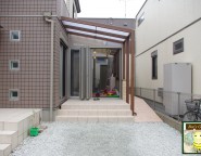 姫路市｜ガーデン　手つかずの中庭にガーデンルームココマⅡ・子どものための空間