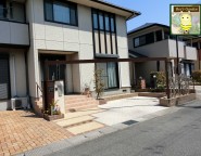 姫路市｜外構リフォーム　クローズからオープンへ。駐車スペースの拡張と薔薇