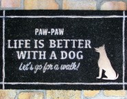 09コイヤーマット PAW PAW DOG