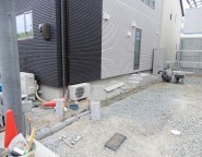 姫路市　分譲地・角地の新築外構
