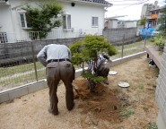 姫路市ガーデンリフォーム　手つかずのお庭のガーデン工事