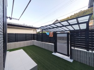 施工後 姫路・たつの・太子・相生・赤穂・加古川・高砂の外構&お庭は、新築・リフォームともに「1級エクステリアプランナー」のガーデンプランショップ、ビーズガーデンへ。